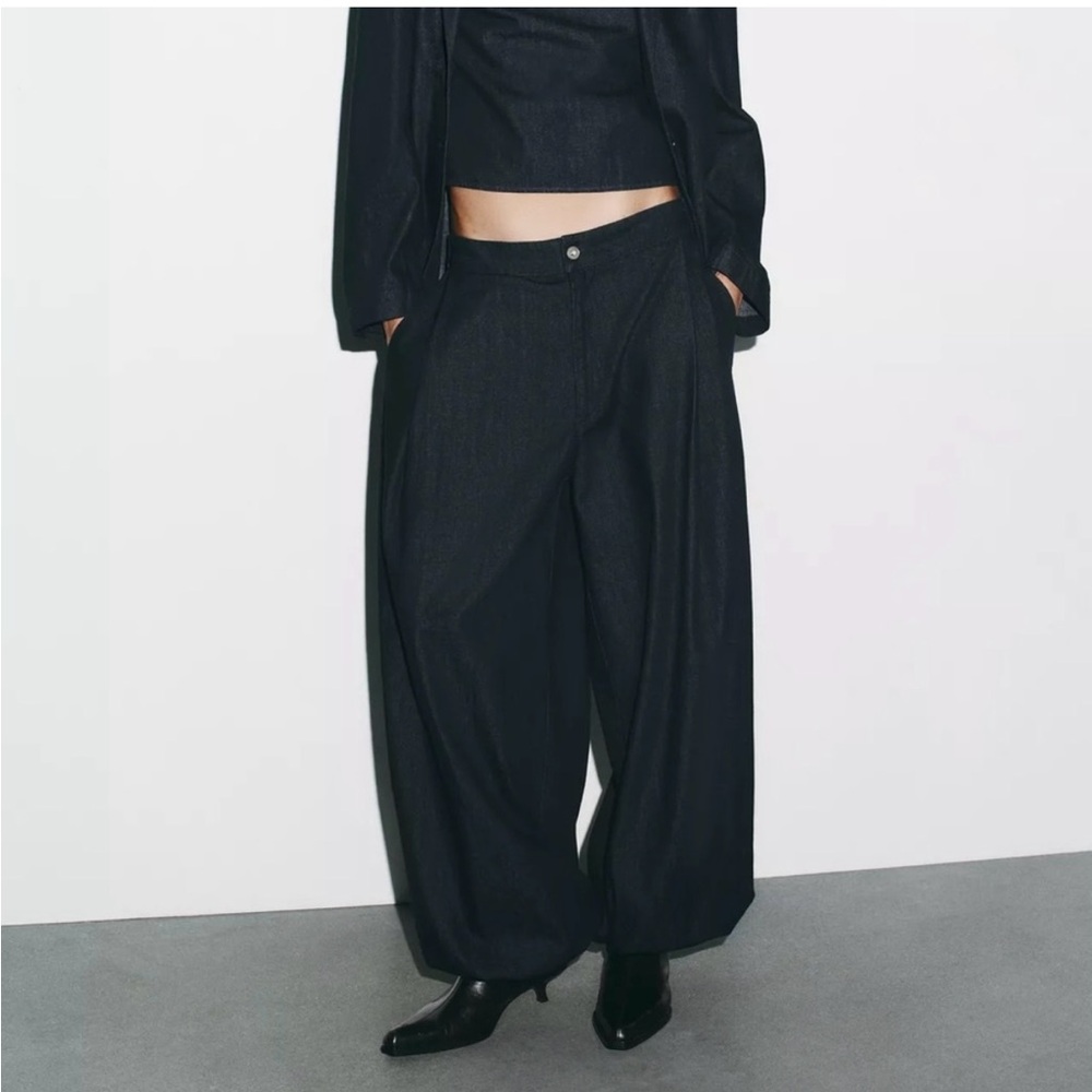Zara trf wife leg bomhah pants - Picture 4 of 8
